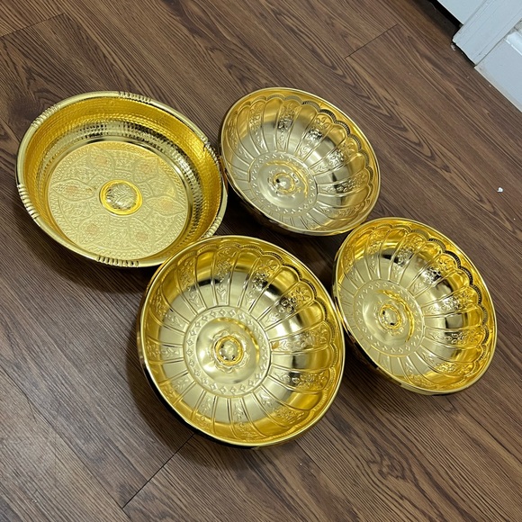 Other - Turkish Moroccan Traditional Gold Bowls (4)